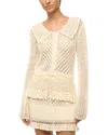 Staud Vienna Sweater In Ecru