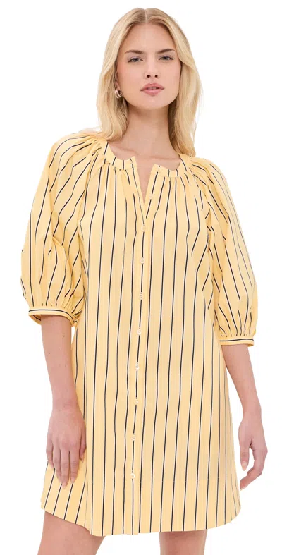 Staud Vincent Mini Dress Monday Stripe