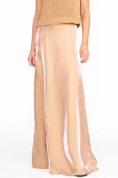 Staud Vincenzo Maxi Skirt In Rose Gold In Neutral