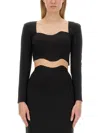 Staud Viscose Blouse In Black