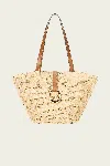 Staud Vista Tote In Natural Tan