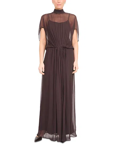 Staud Vivianna Dress In Brown
