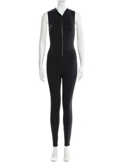 Pre-owned Staud V-neck Jumpsuit In Gray