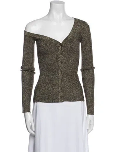 Pre-owned Staud V-neck Sweater