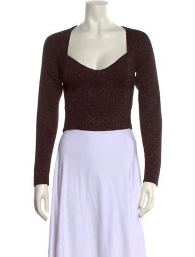 Pre-owned Staud V-neck Sweater