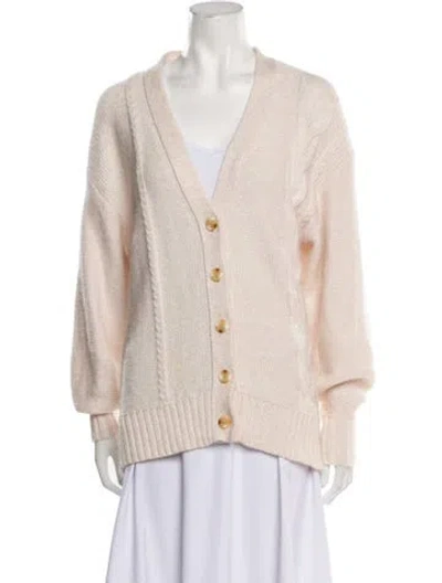 Pre-owned Staud V-neck Sweater In Multi