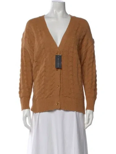 Pre-owned Staud V-neck Sweater In Neutral