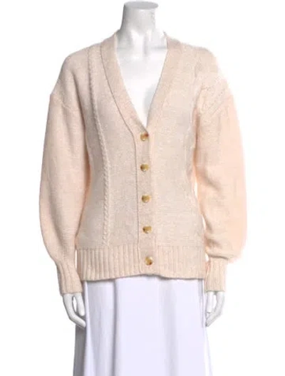 Pre-owned Staud V-neck Sweater In Pink