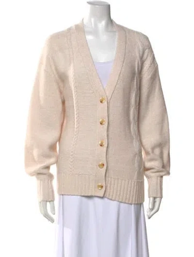 Pre-owned Staud V-neck Sweater In Pink