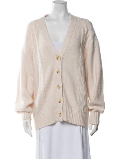 Pre-owned Staud V-neck Sweater In Pink