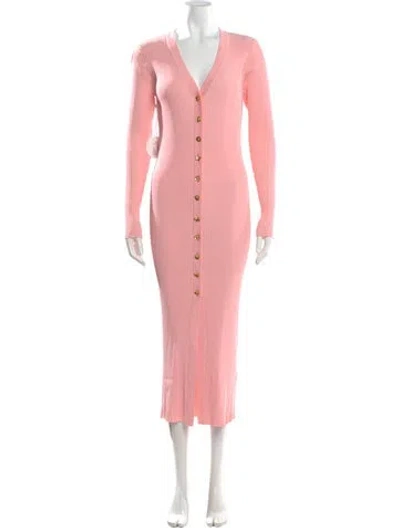 Pre-owned Staud V-neck Sweater W/ Tags In Pink