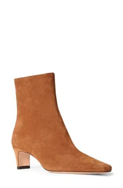 Staud Wally Ankle Boot In Brown