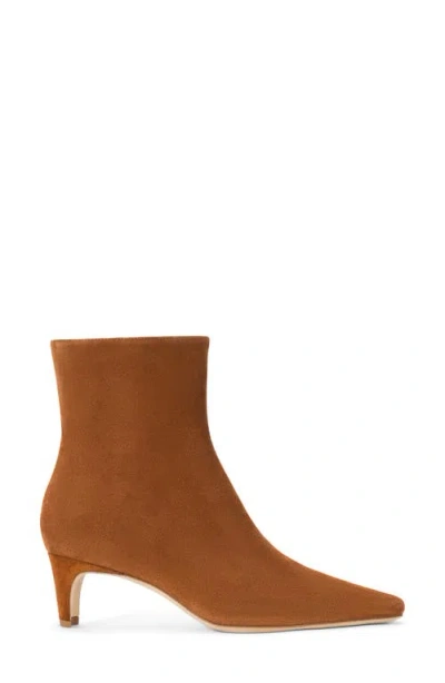Staud Wally Ankle Boot In Brown