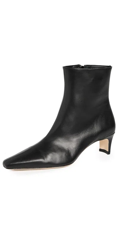 Staud Wally Ankle Boots Black