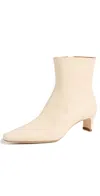 Staud Off-white Wally Ankle Boots In Cream