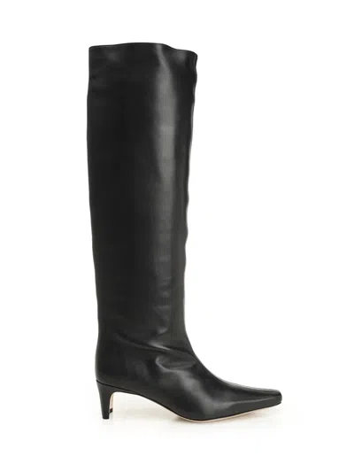 Staud Wally Boot Leather Boots Black