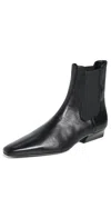 Staud Black Wally Chelsea Boots In Black