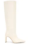 Staud Wally High Heel Boot In Cream