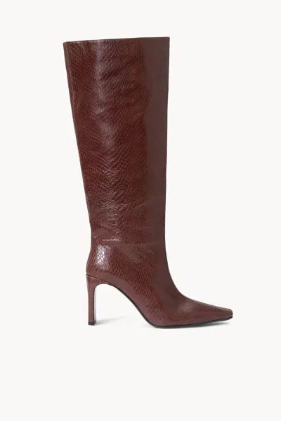 Staud Wally High Heel Boot In Mahogany In Multi