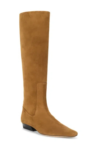 Staud Wally Knee High Boot In Animal Print