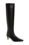 Staud Wally Knee High Boot In Animal Print