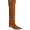 Staud Wally Knee High Boot In Brown