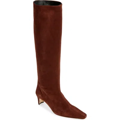 Staud Wally Knee High Boot In Brown