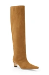Staud Wally Knee High Boot In Tan