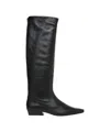Staud 'wally' Leather Boots In Black