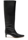 Staud Wally Leather High Women's Boots In Black