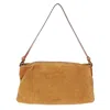Staud Wally Logo Debossed Shoulder Bag In Brown