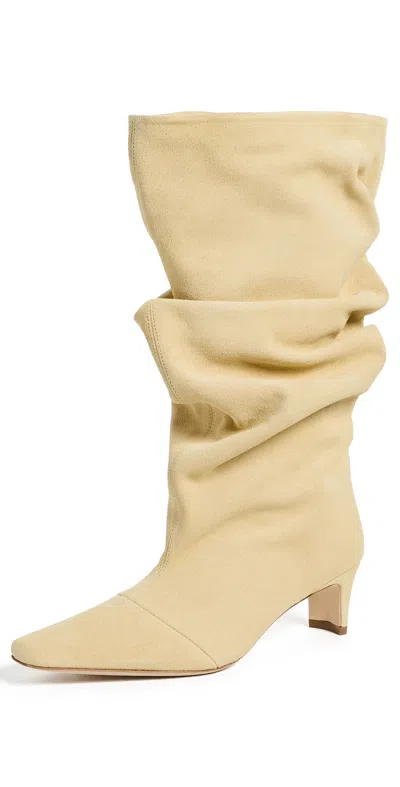 Staud Wally Slouch Boots Butter