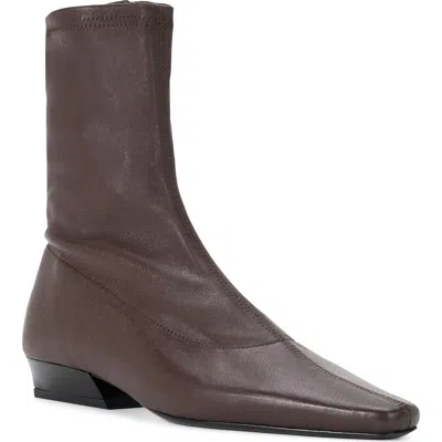 Staud Wally Sock Bootie In Brown