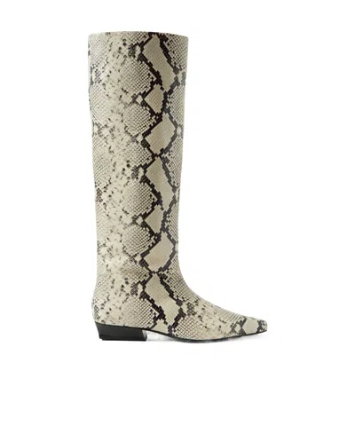 Staud Wally Thigh-high Boots In Brown