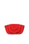 Staud Wells Convertible Shoulder Bag In Red Rose In Multi