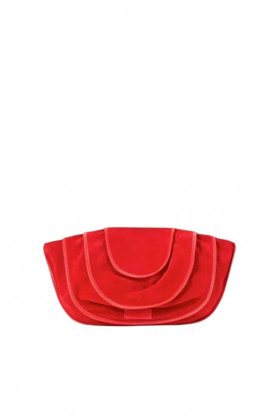 Staud Wells Convertible Shoulder Bag In Red Rose In Multi