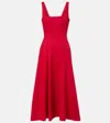 Staud Wells Cotton Poplin Midi Dress
