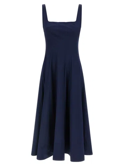 Staud Wells Dress In Blue