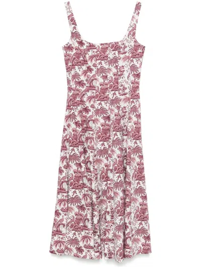 Staud Wells Midi Dress