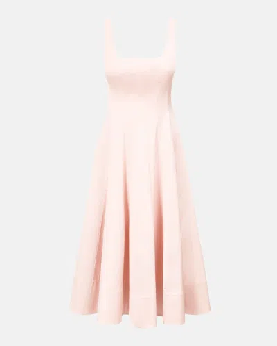 Staud Wells Midi Dress In Ballet