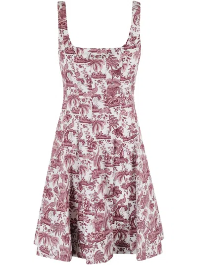 Staud Wells Mini Dress In White