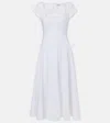 Staud Wells Pleated Midi Dress