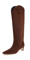 Staud Women's Western Wally Tall Boots In Mahogany