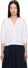 Staud White Dill Blouse In Wht White