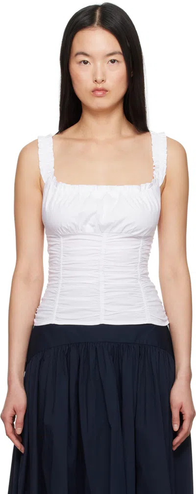 STAUD WHITE NIC TANK TOP
