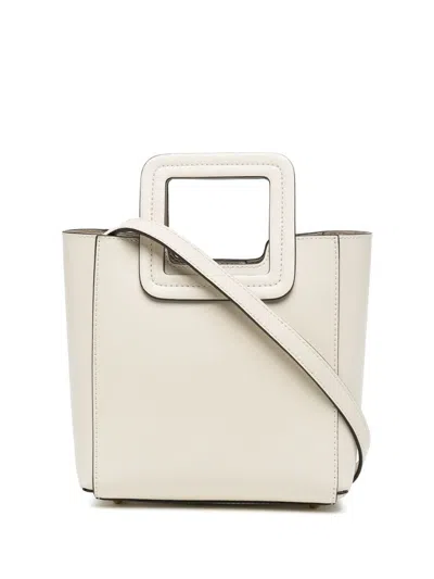 Staud White Shirley Mini Bag
