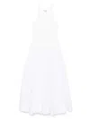 Staud Yamila Maxi Dress In White