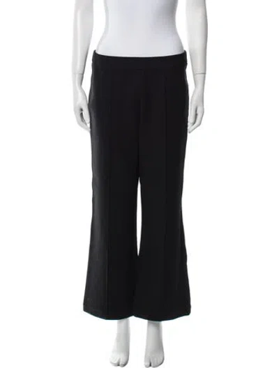 Pre-owned Staud Wide Leg Pants In Black