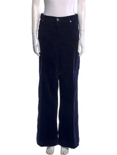Pre-owned Staud Wide Leg Pants In Black