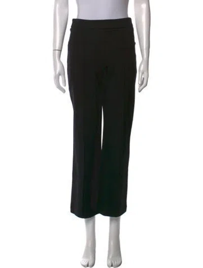Pre-owned Staud Wide Leg Pants In Black